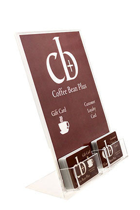 Booker Gift Cards - Two Gift Card Acrylic Display Stand