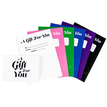 Booker Gift Cards - Gift Card Backers