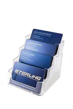 Booker Gift Cards - Four Slot Plastic Business Card Holder