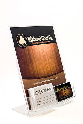Booker Gift Cards - Gift Card and Envelope Acrylic Display Stand