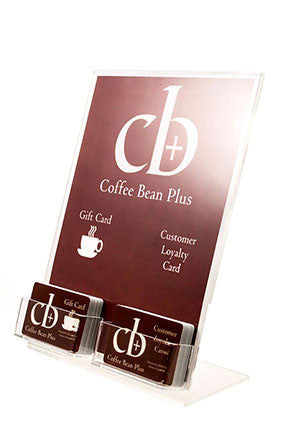 Booker Gift Cards - Two Gift Card Acrylic Display Stand