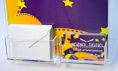 Booker Gift Cards - Gift Card and Envelope Acrylic Display Stand