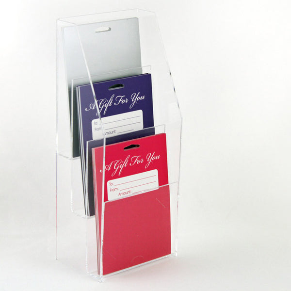 Booker Gift Cards - 3 Tier Backer Acrylic Display Stand