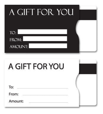 Booker Gift Cards - Plastic Gift Card Sleeves
